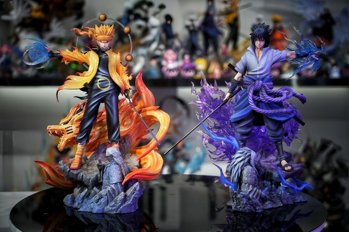 Cosplay Flame Prop - Figur Ninja Anime Efek Api Patung