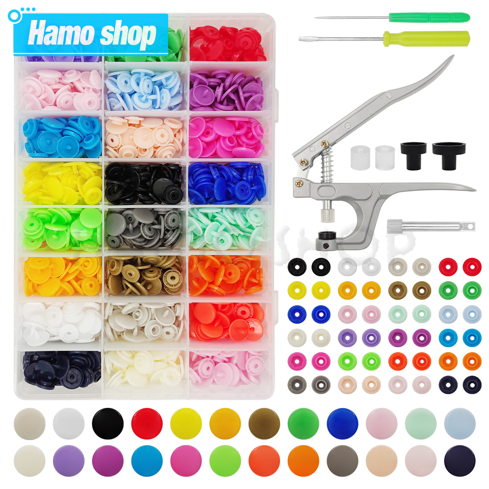 Snap Fastener Set - Kit Tang Pengencang Kancing Plastik T5