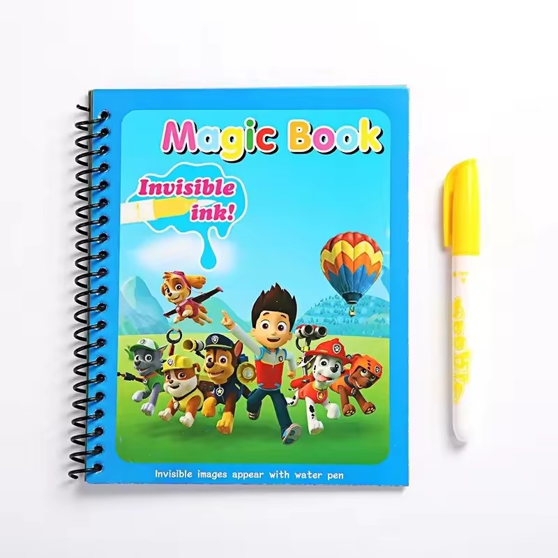 Cosplay Prop Paint - Buku Gambar Air Ajaib Paw Patrol