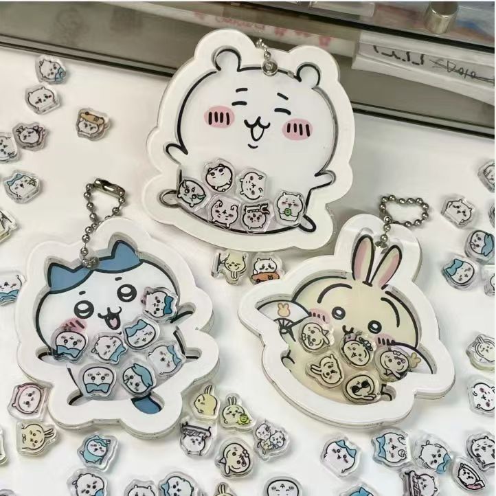 Acrylic Cosplay Prop - Gantungan Kunci Akrilik JiiKawa, Aksesoris Ransel