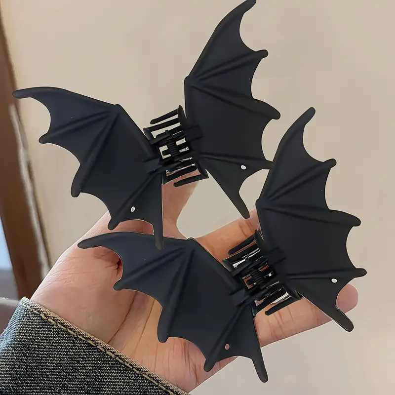 Cosplay Bat Prop - Klip Cakar Kelelawar Hitam Matte Klip