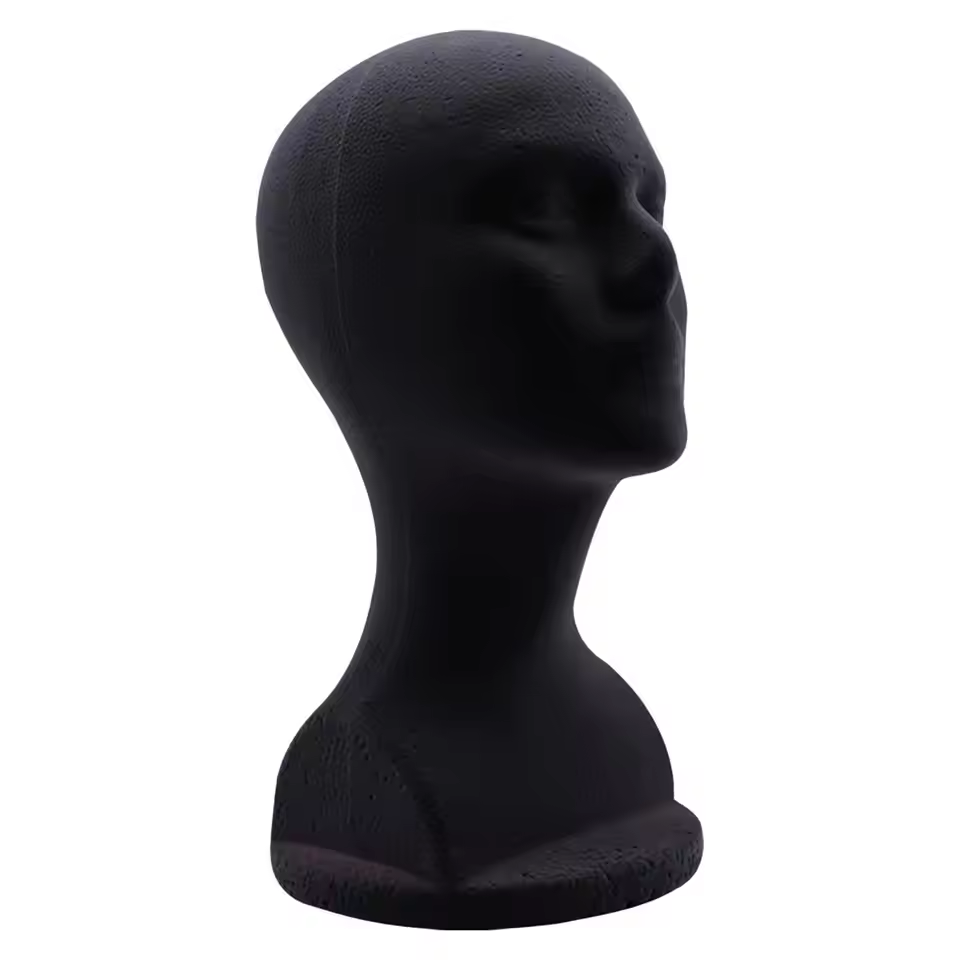 Cosplay Prop Foam - Model Kepala Manekin Busa Pria/Wanita untuk
