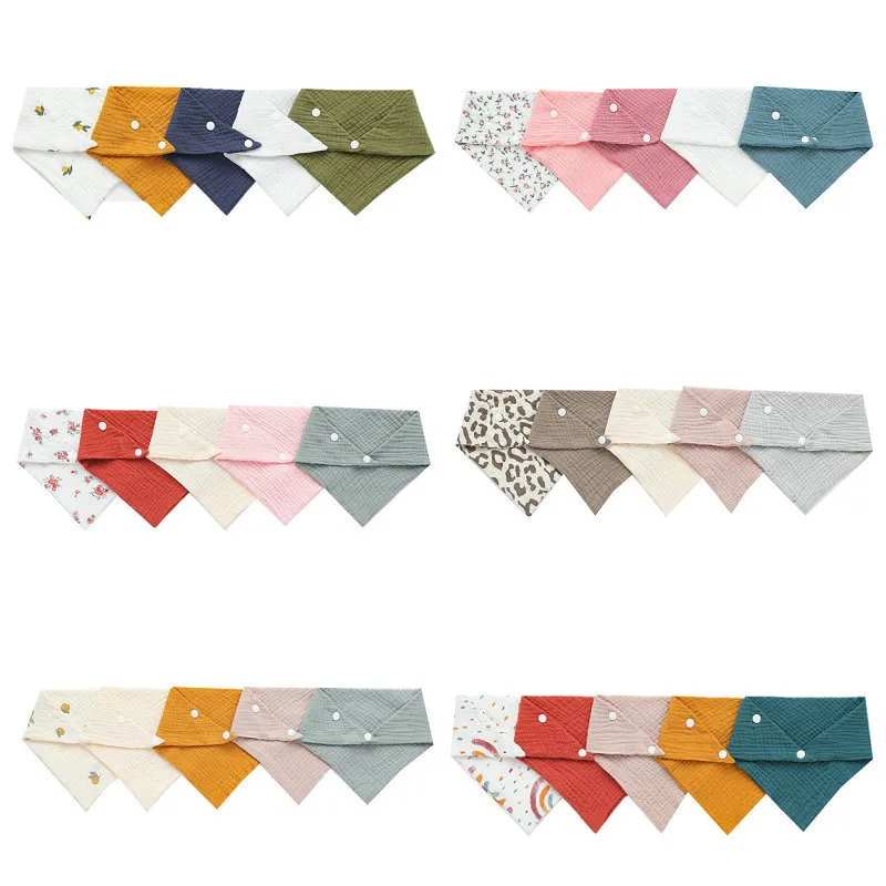 Snap Fastener Set - 5 buah/set celemek makan bayi baru