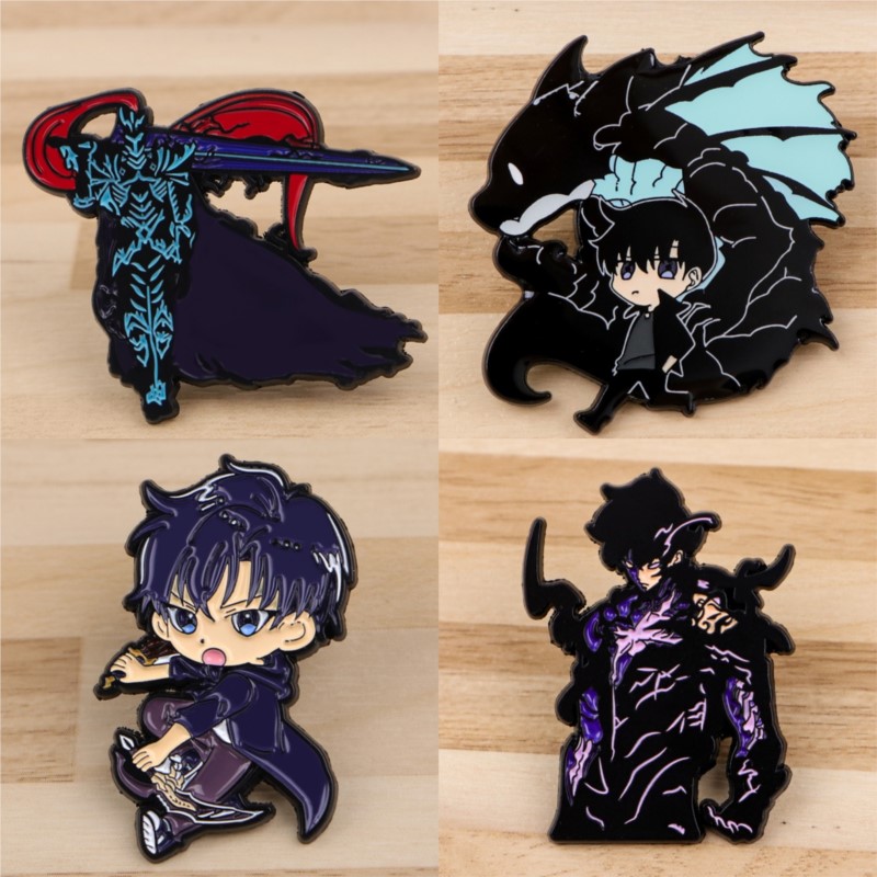 Cosplay Prop Dagger - Pin Enamel Kartun Anak Laki-Laki Q