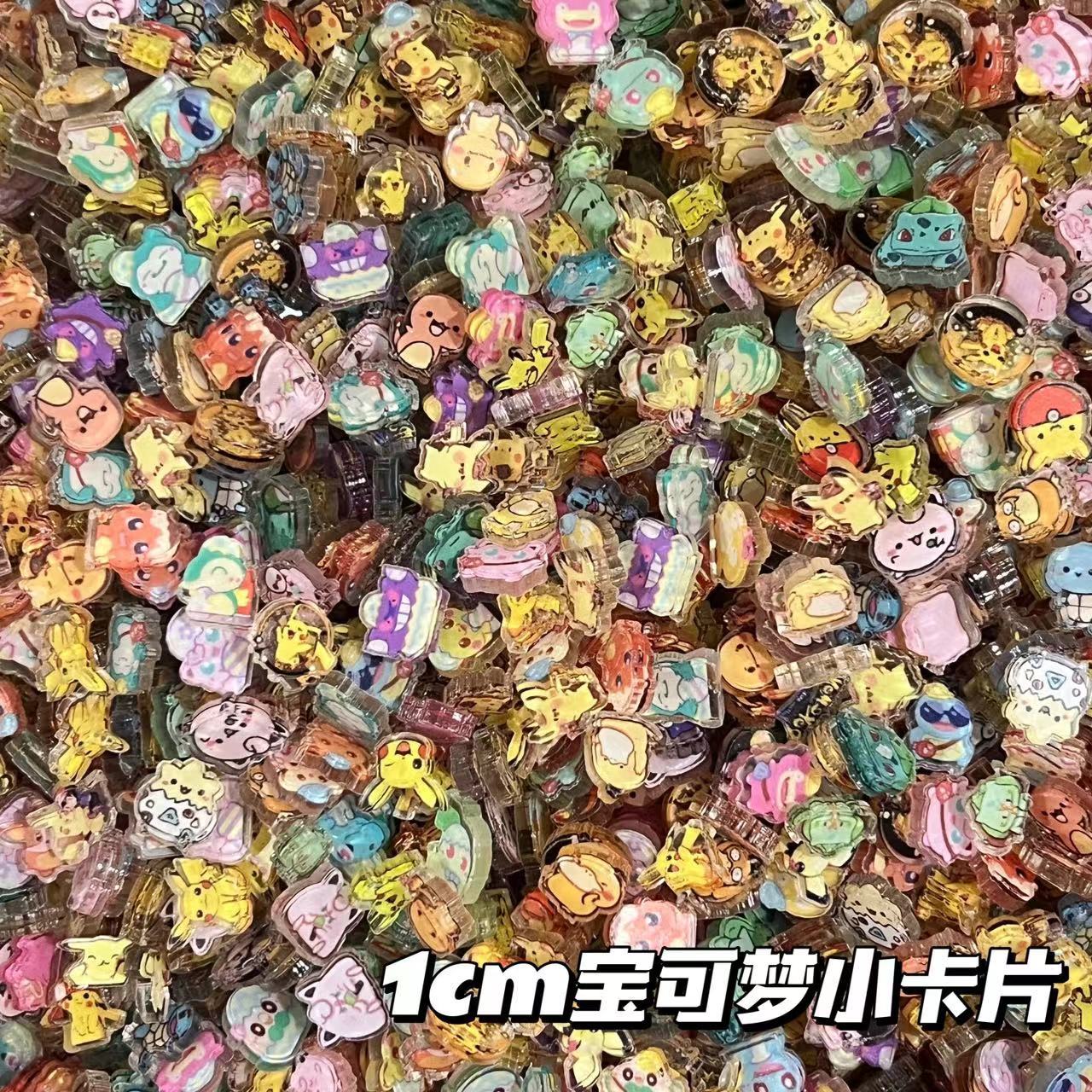 Acrylic Cosplay Prop - 1cm 2cm Pokémon potongan akrilik kecil