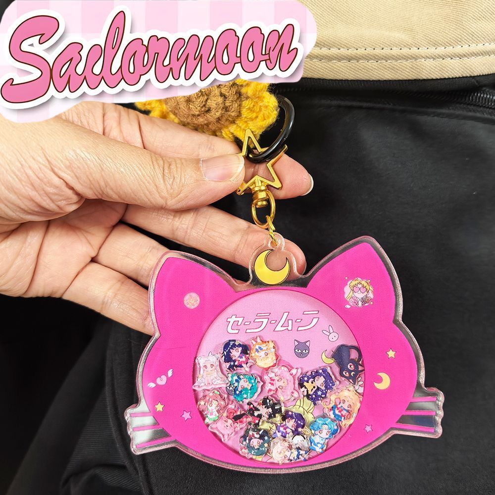 Acrylic Cosplay Prop - Gantungan kunci akrilik Sailor Moon, aksesoris