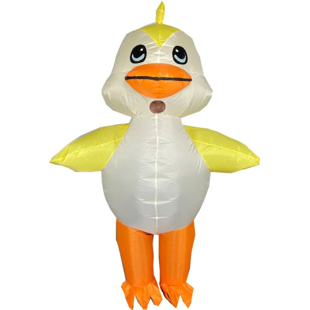 Cosplay Prop Business - Kostum Bebek Kuning Terhubung, Pakaian Inflatable