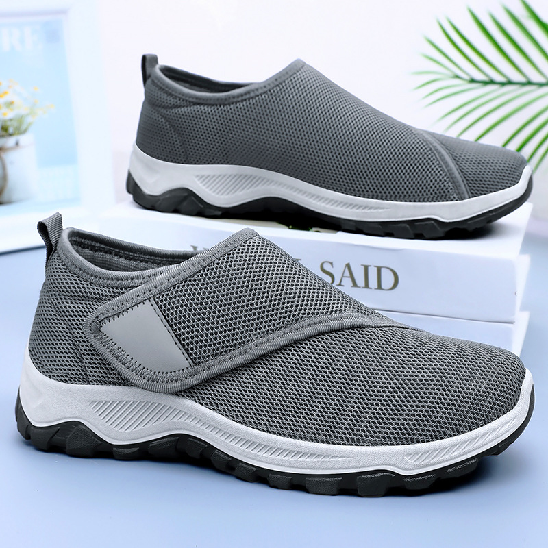 Sepatu Jaring Pria Musim Panas - Velcro Hook Loop ulasan dan harga