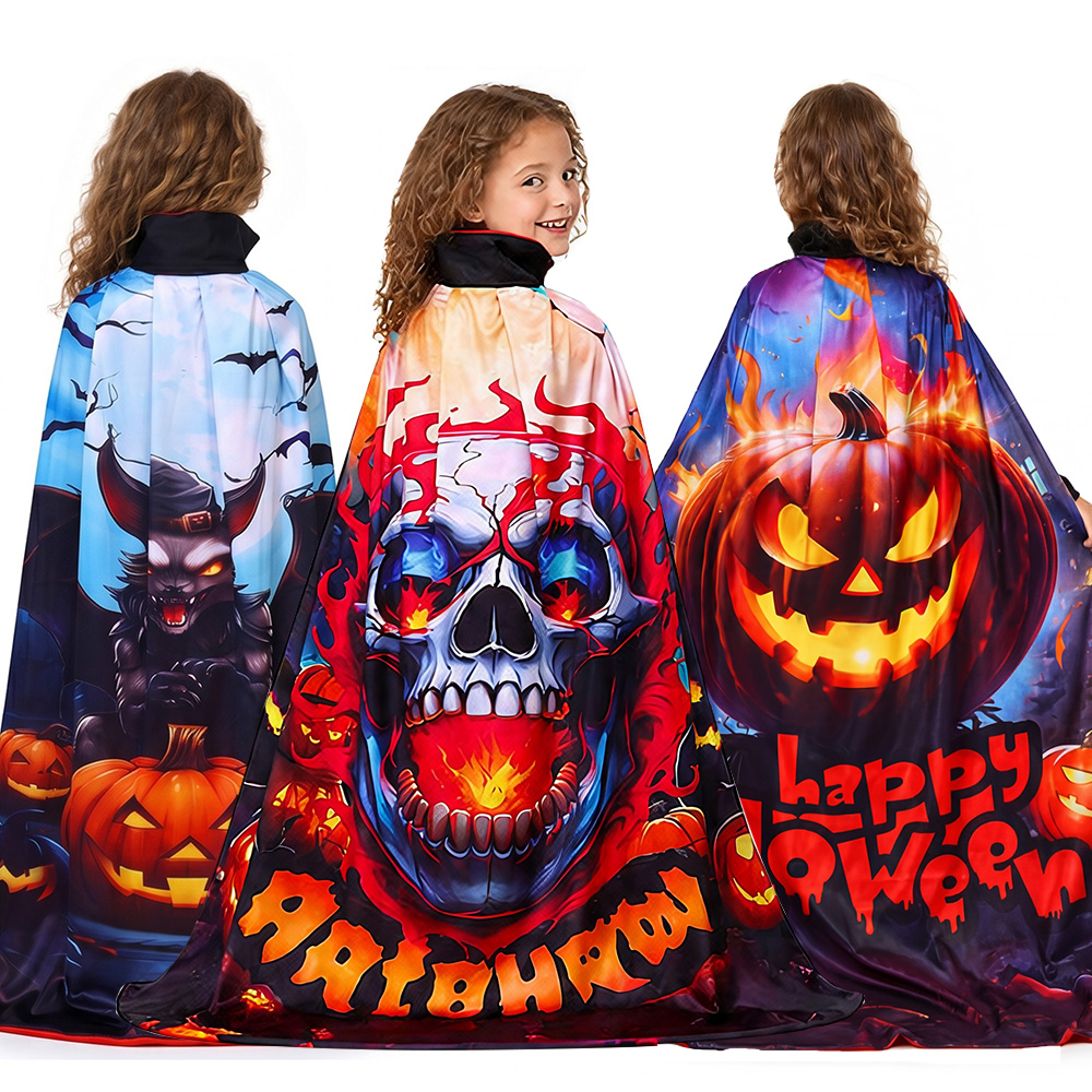 Jubah Panjang Bertudung Motif  - Cosplay Flame Prop ulasan dan harga