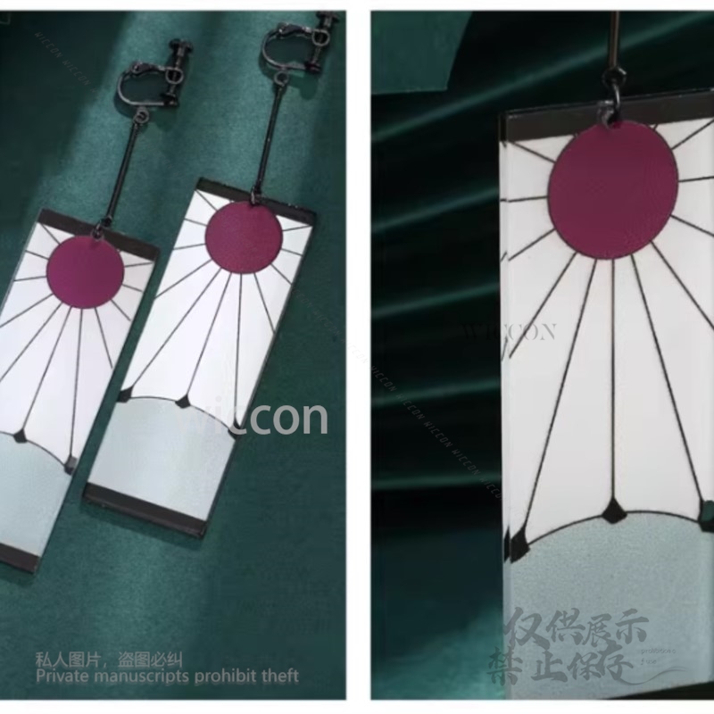 Anting Akrilik Klip Telinga Ak - Acrylic Cosplay Prop ulasan dan harga