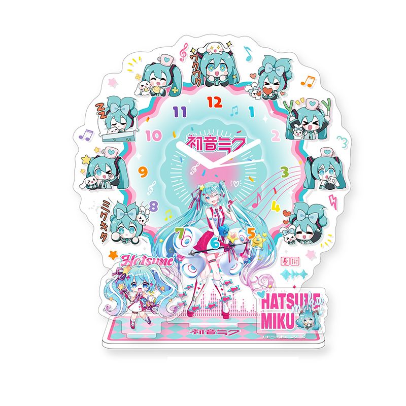 Jam Akrilik Anime Hatsune Miku - Acrylic Cosplay Prop ulasan dan harga
