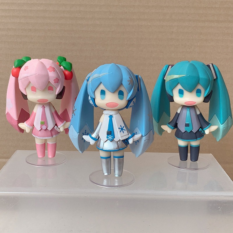 Figur Anime Hatsune Miku 10CM  - Cosplay Prop Building ulasan dan harga
