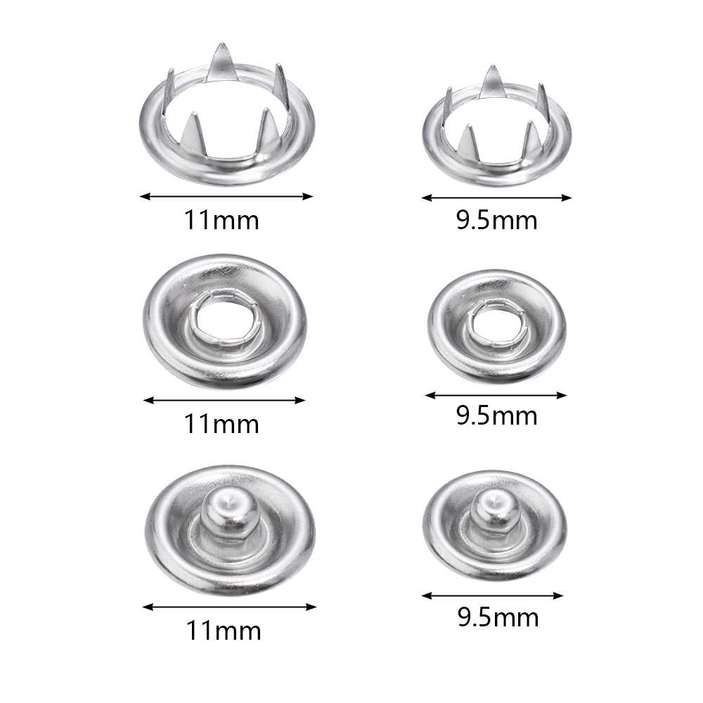 SAUVOO 50set kancing jepret be - Snap Fastener Set ulasan dan harga
