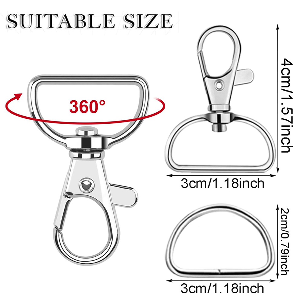 8/15/30 Set Kait Snap, Klip Ta - D Ring Strap ulasan dan harga