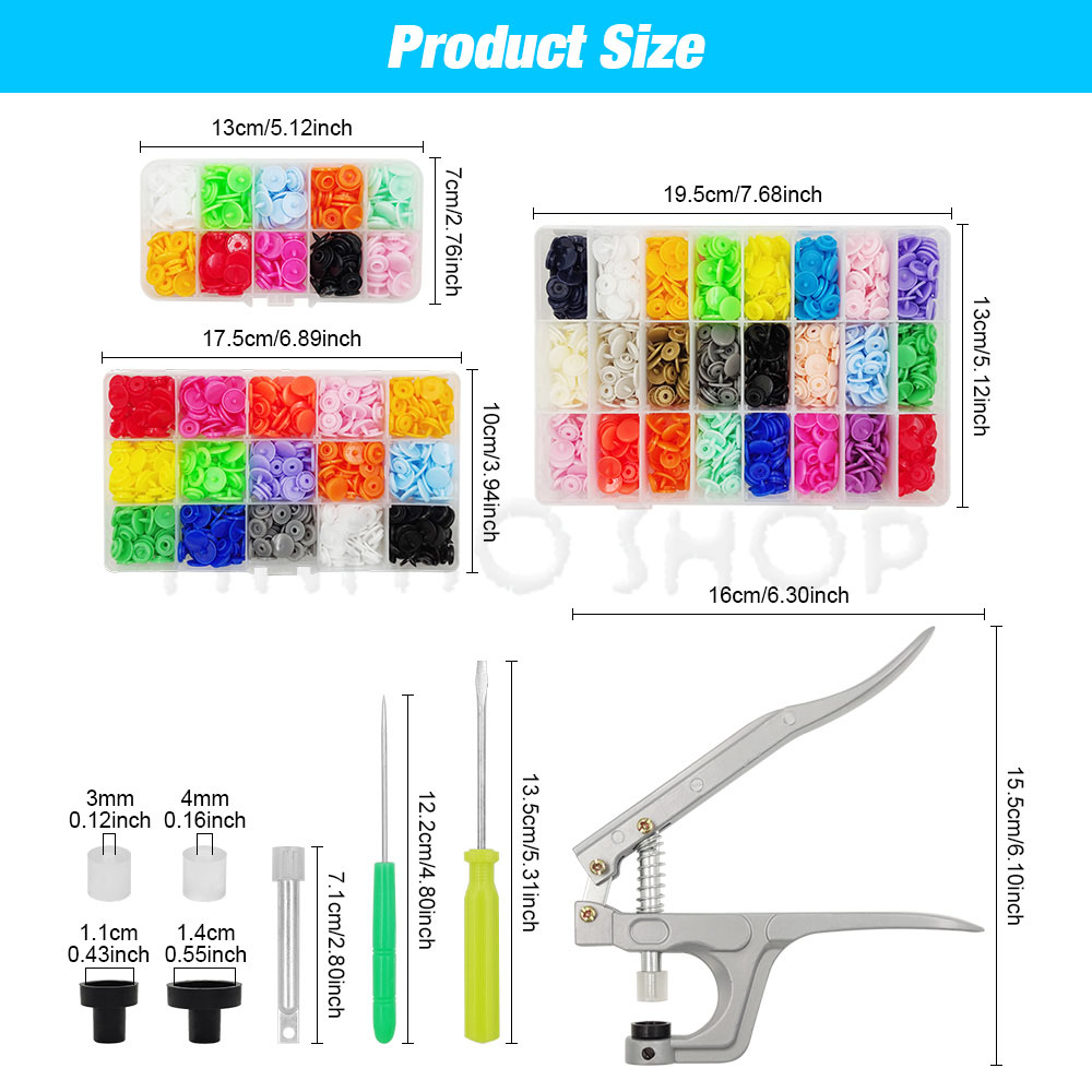 Kit Tang Pengencang Kancing Pl - Snap Fastener Set ulasan dan harga