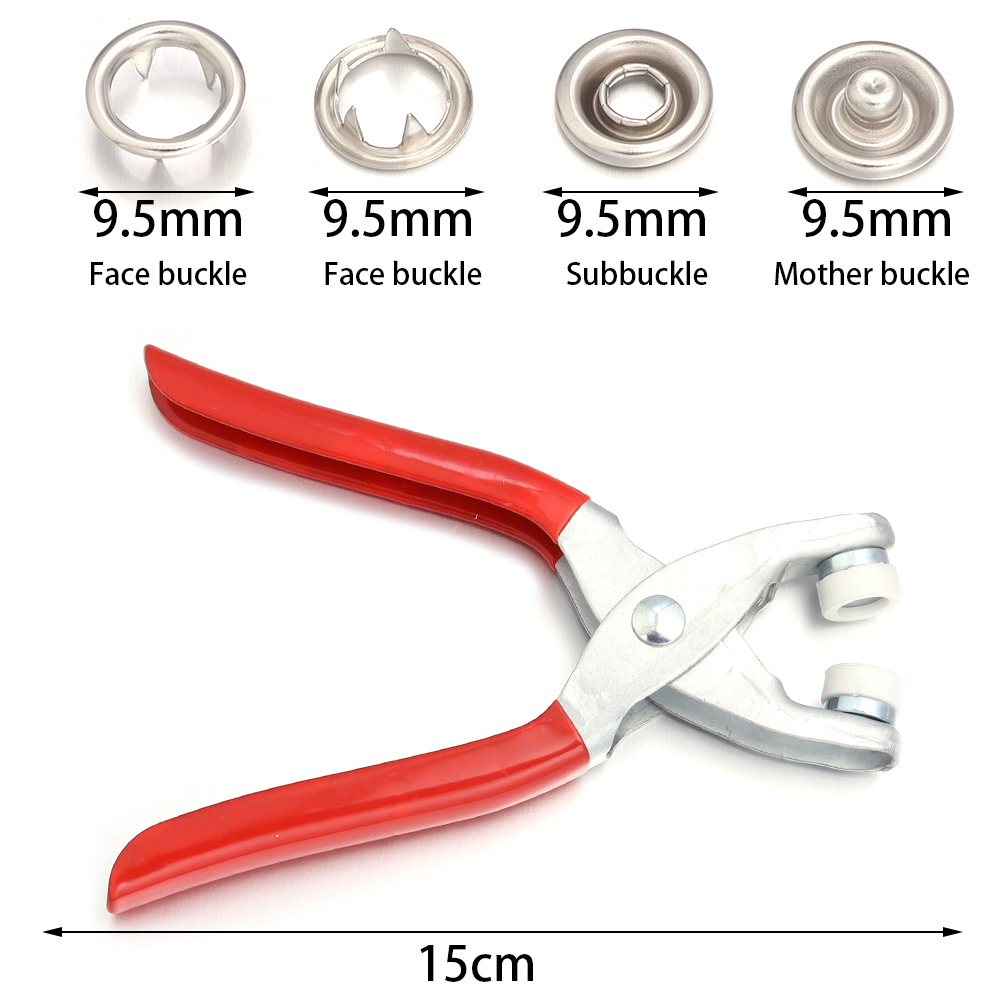 50 set 7.5/9.5/11mm Kancing Te - Snap Fastener Set ulasan dan harga