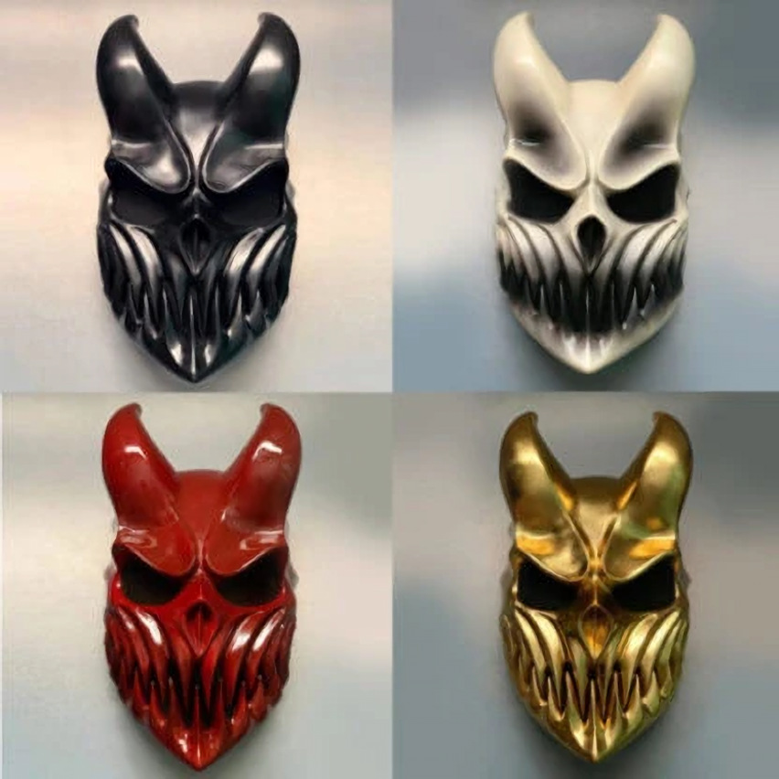 Topeng PVC dengan Mulut yang D - Cosplay Prop Foam ulasan dan harga