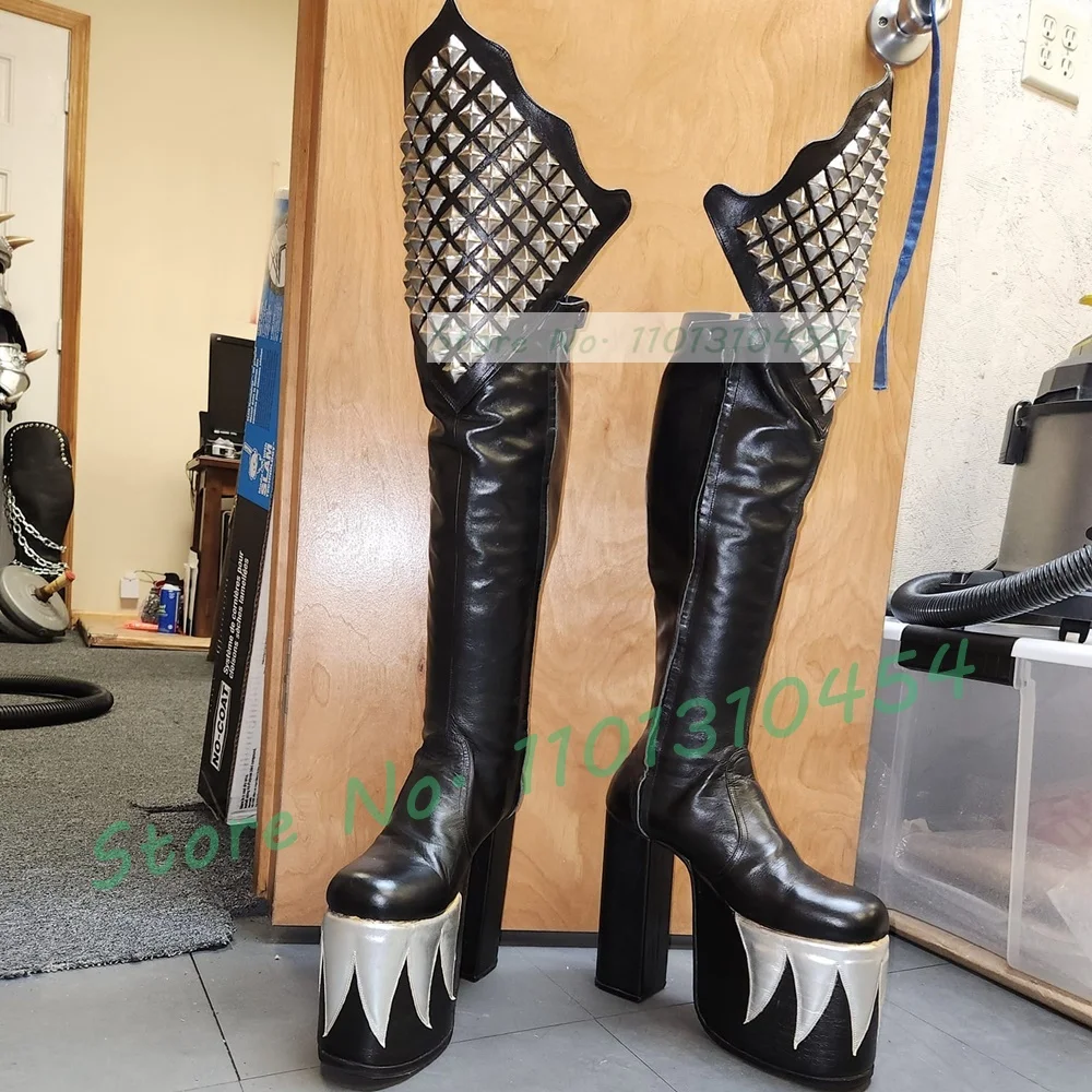 Sepatu bot panggung tinggi lut - Cosplay Flame Prop ulasan dan harga