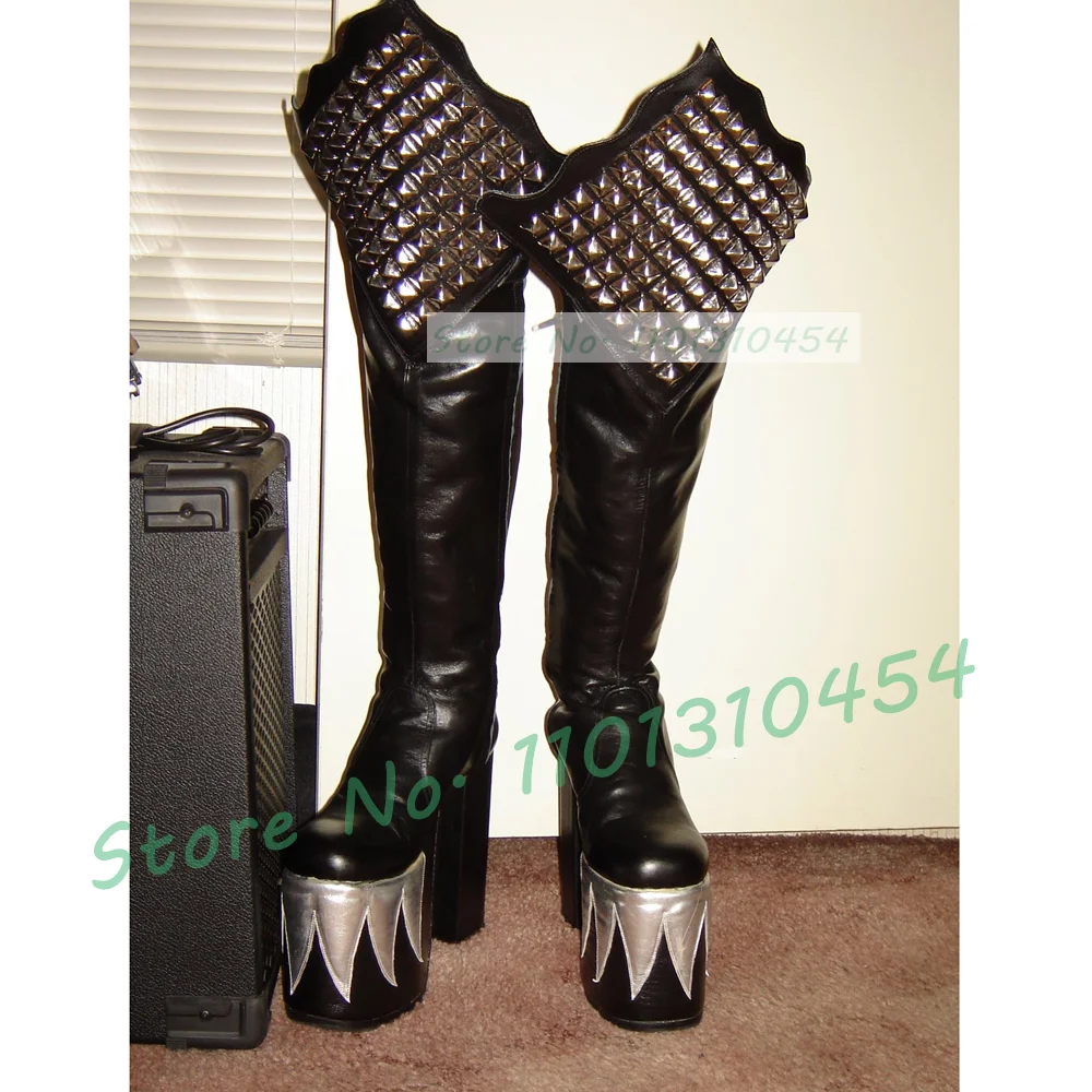 Sepatu bot panggung tinggi lut - Cosplay Flame Prop ulasan dan harga