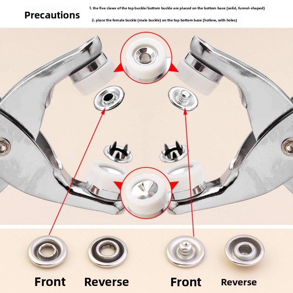 Kit Tang Kancing Tekan 9.5mm d - Snap Fastener Set ulasan dan harga