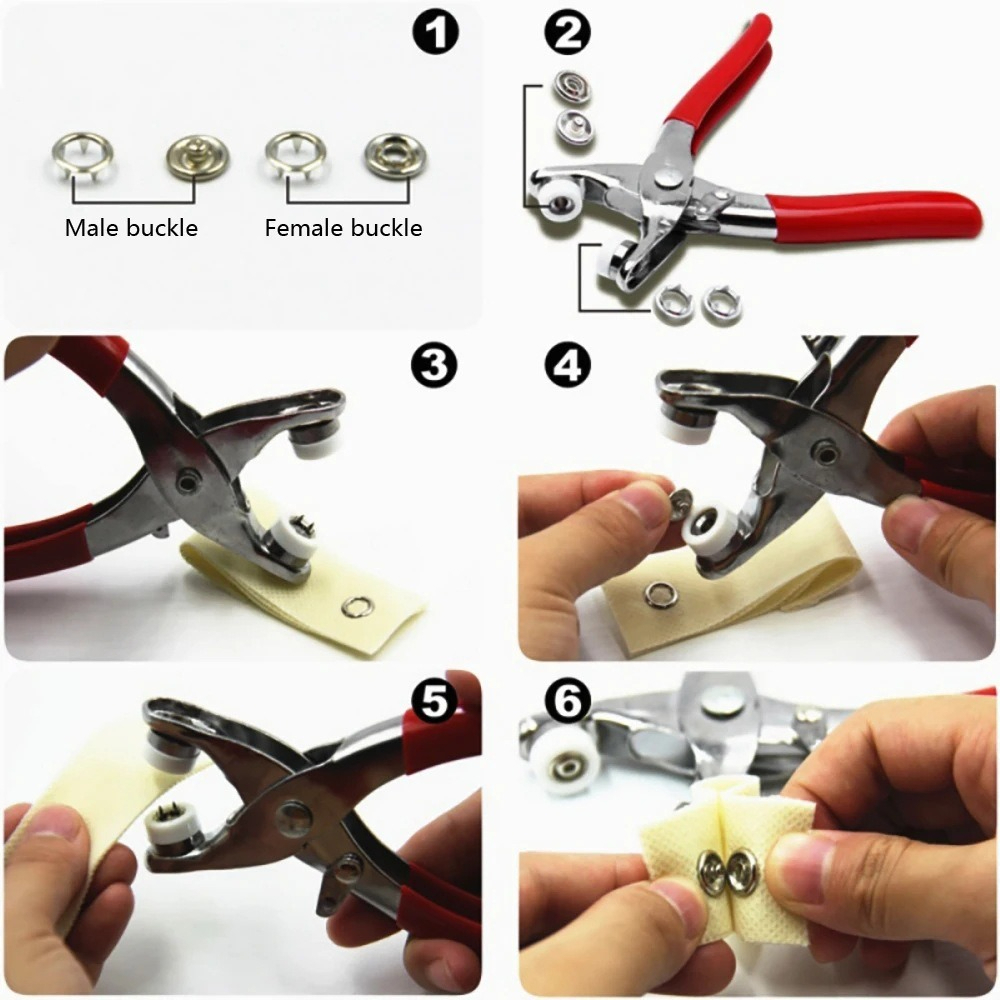 Kit Tang Kancing Tekan 9.5mm d - Snap Fastener Set ulasan dan harga