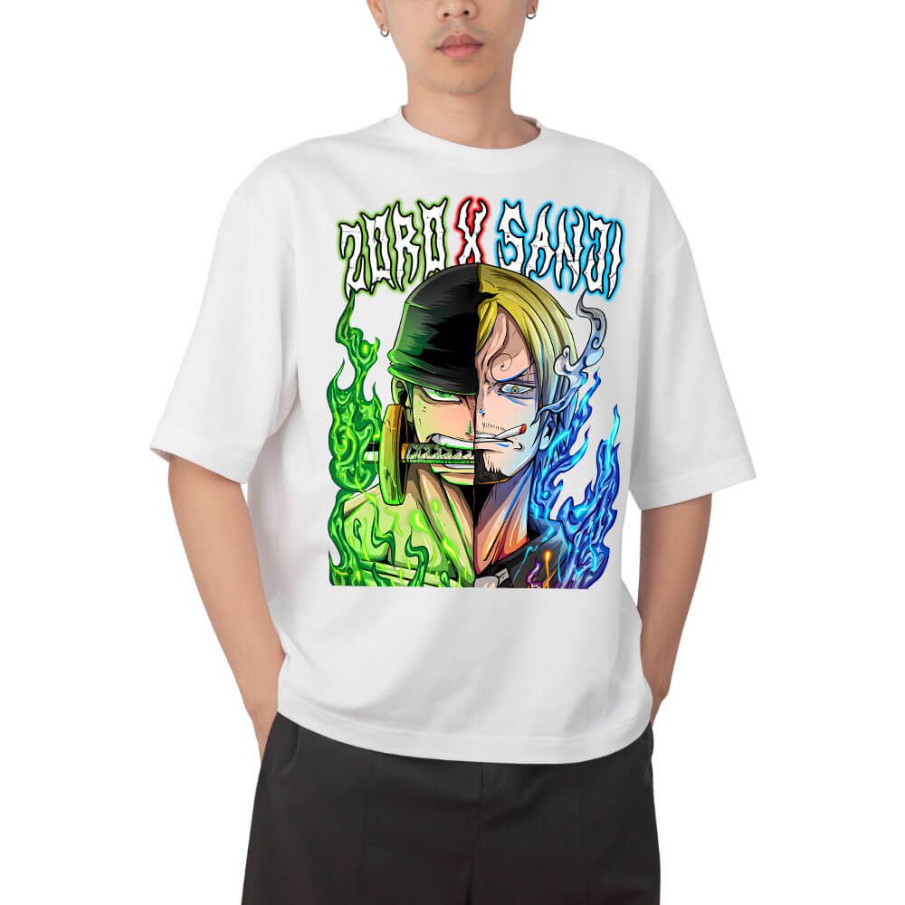 One Piece 2026 Kaus Katun Pria - Cosplay Flame Prop ulasan dan harga