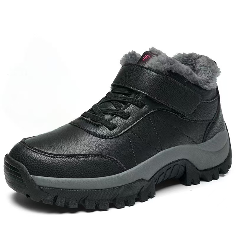 Sepatu Bot Salju Wanita Kulit  - Velcro Hook Loop ulasan dan harga