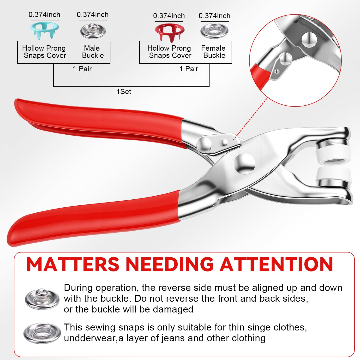 Perlengkapan Menjahit dengan 1 - Snap Fastener Set ulasan dan harga