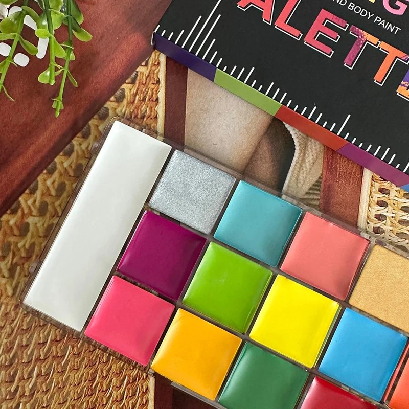 Lukisan minyak wajah, 20 warna - Cosplay Prop Paint ulasan dan harga