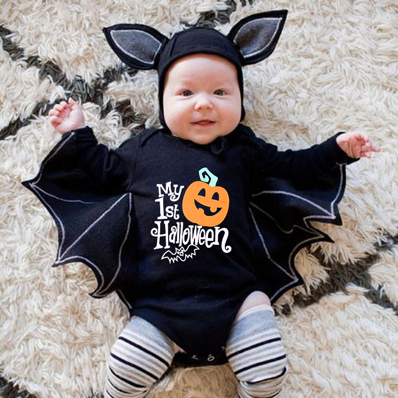 Kostum Halloween Pertama Bayi  - Cosplay Bat Prop ulasan dan harga