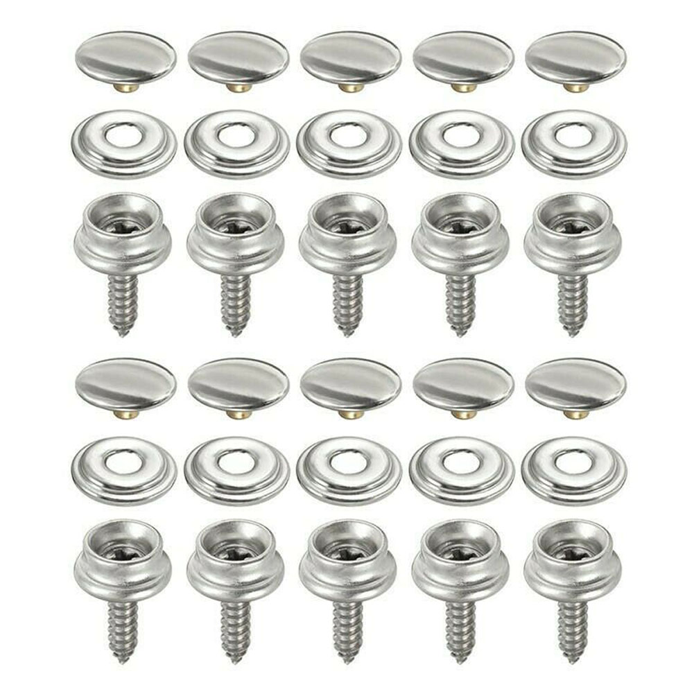 30 Buah Snap Fastener Kanvas T - Snap Fastener Set ulasan dan harga