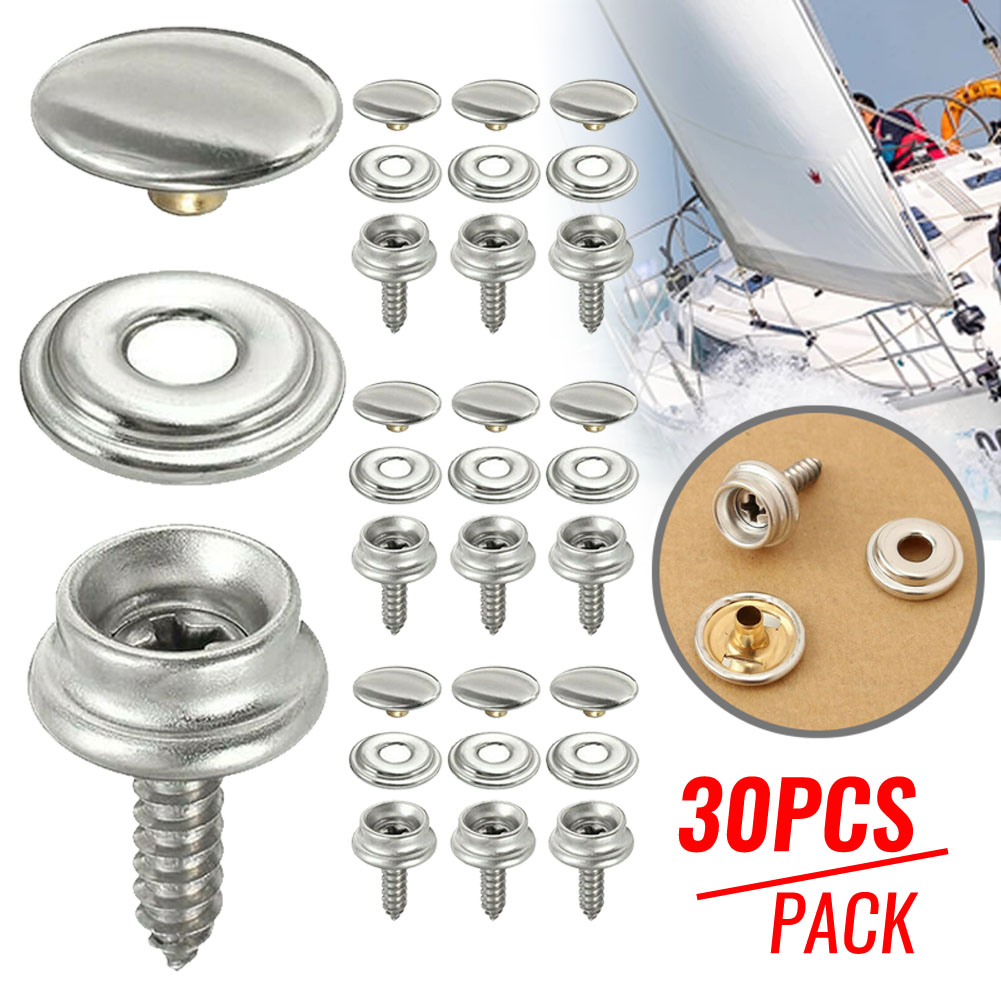 30 Buah Snap Fastener Kanvas T - Snap Fastener Set ulasan dan harga
