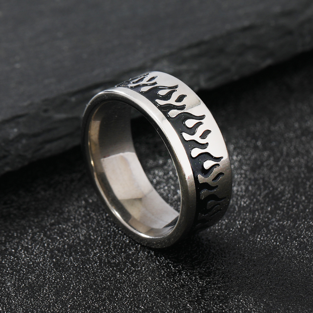 Cincin Baja Tahan Karat Api Ap - Cosplay Flame Prop ulasan dan harga